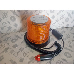 Мигалка LED (12В-24В) оранжевая (спецсигнал) СВЕТОдиодная 3-х режимная на магните